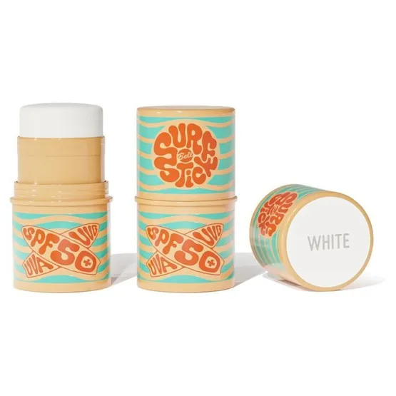 BELL-22-WHITE Kolorowy Sztyft Ochronny Bell Surf Stick z filtrem przeciwsłonecznym SPF 50+ White