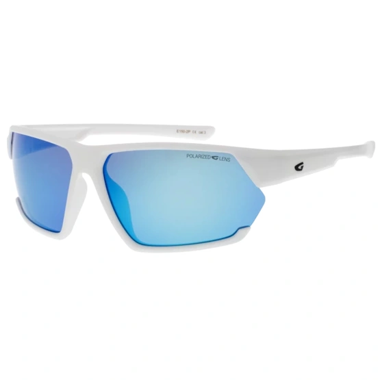 GOG-E150-2P Okulary przeciwsłoneczne GOG Eyewear Outdoor Series Surazo matt white – Polarized reflex white-blue lens
