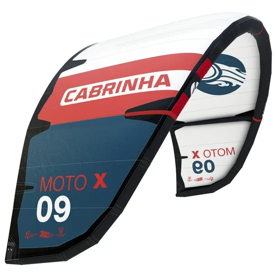 N-CAB-341055-2572 Latawiec kitesurfingowy Cabrinha Moto_X 2024 white / red / blue