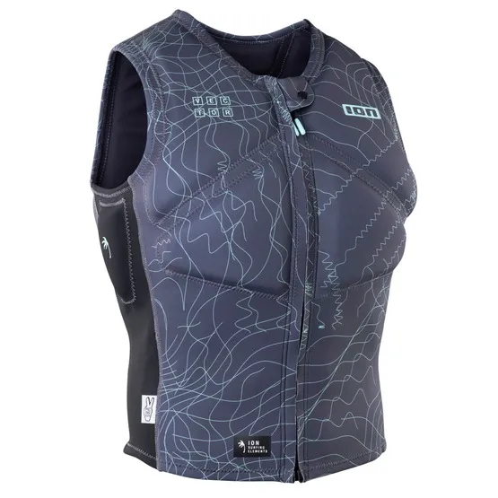 N-ION-48222-4165-019 Męska kamizelka ochronna ION Vector Core Front Zip Distorted-Grey