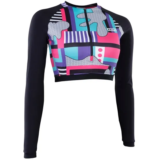 N-ION-48243-4191-015 Lycra damska ION Rashguard Shorty LS Capsule-Statement