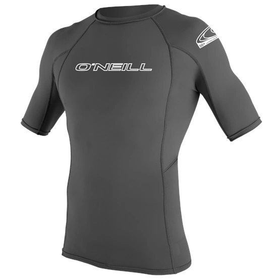 N-ONL-3341-009 Lycra męska O’Neill Basic Skins S/S Rash Guard Graphite