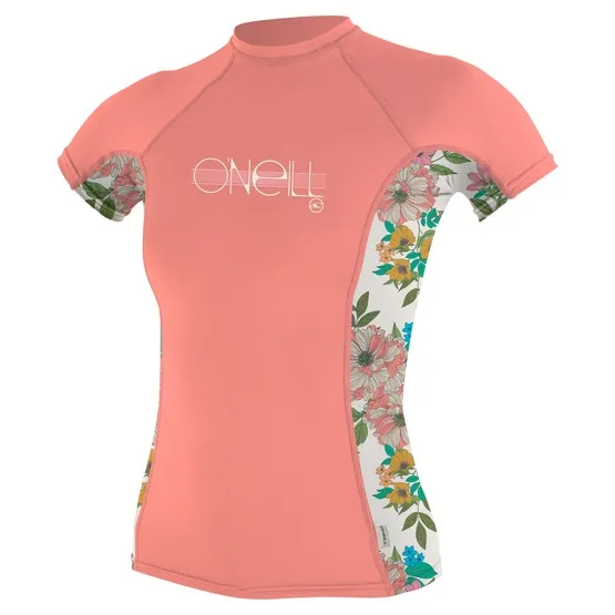 N-ONL-4175-IM3 Lycra dziewczęca O’Neill Premium Skins S/S DesertFlower/CaraFlowers