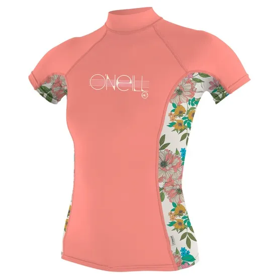 N-ONL-4521-IM3 Lycra dziewczęca O’Neill Premium Skins S/S Turtleneck Desert Flower/Carafloral