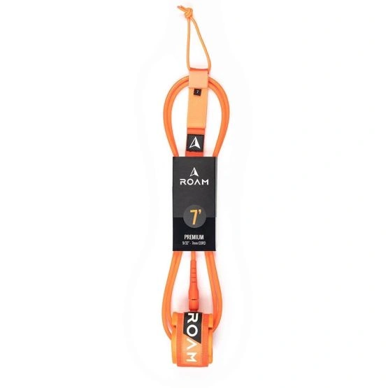 N-ROAM-LSH-PREMIUM-ORANGE Leash do deski na kostkę Roam Premium 7 mm Orange