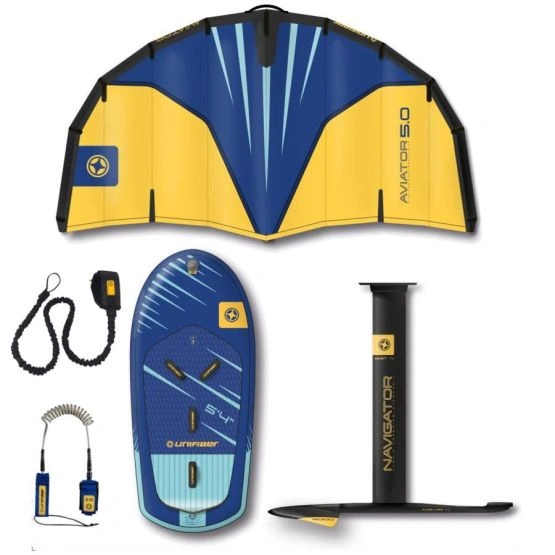 N-UF900180 Kompletny zestaw wing foil Unifiber Deska Impulse + Skrzydło Aviator + Foil Navigator
